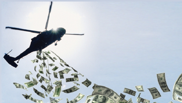 Les coûts inévitables de l'argent hélicoptère