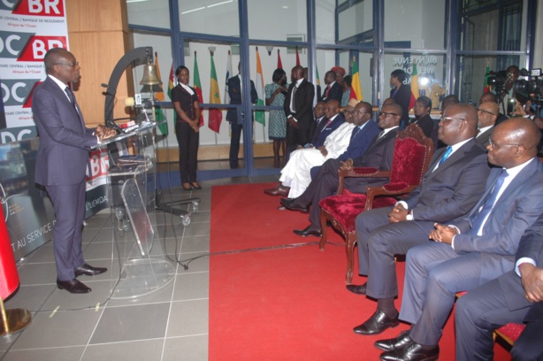 BRVM : Visite du parrain des 20 ans la Brvm et du DC/BR BRVM : Visite du parrain des 20 ans la Brvm et du DC/BR