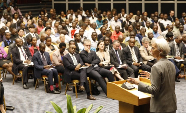 Iles-Maurice : Christine Lagarde anime une conférence sur la Stabilité financière et activités bancaires panafricaines Iles-Maurice : Christine Lagarde anime une conférence sur la Stabilité financière et activités bancaires panafricaines