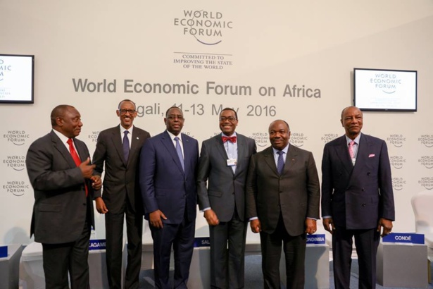 Macky Sall au forum économique mondial de Durban Macky Sall au forum économique mondial de Durban