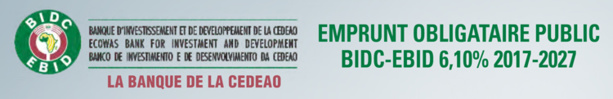 Opportunité de placement : La BIDC lance un APE d’un montant de 50 milliards Opportunité de placement : La BIDC lance un APE d’un montant de 50 milliards