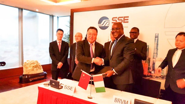 Encourager l’investissement en portefeuille chinois : La Brvm et la bourse de Shangai se donnent la main Encourager l’investissement en portefeuille chinois : La Brvm et la bourse de Shangai se donnent la main