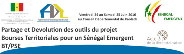 Bourses territoriales pour un Sénégal Emergent : Après Kaolack, l’ADL lance le projet à Foundiougne Bourses territoriales pour un Sénégal Emergent : Après Kaolack, l’ADL lance le projet à Foundiougne