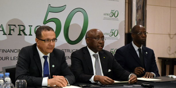 Dr Donald Kaberuka, initiateur du projet Africa 50 au centre
