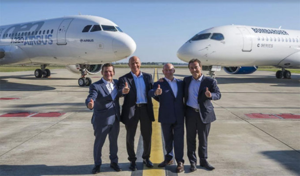 Transport aérien : Airbus et Bombardier annoncent un partenariat dans le cadre du programme C Series