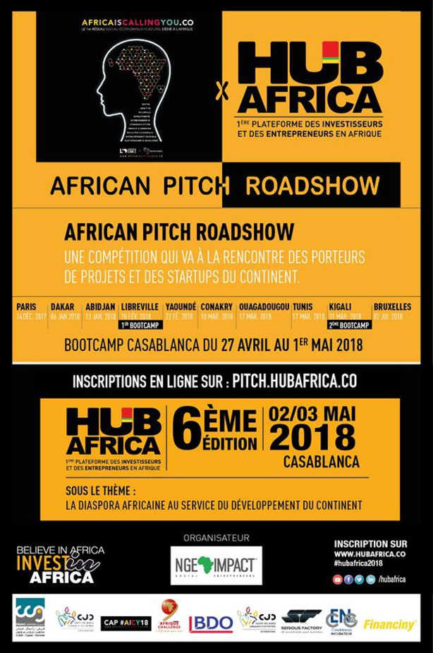Entreprenariat: Hub Africa lance African Pitch Roadshow Entreprenariat: Hub Africa lance African Pitch Roadshow