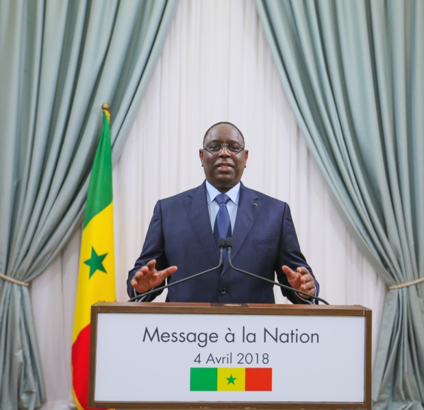 58e ANNIVERSAIRE DE L’INDEPENDANCE DU SENEGAL : MESSAGE A LA NATION  DE SON EXCELLENCE MONSIEUR LE PRESIDENT MACKY SALL