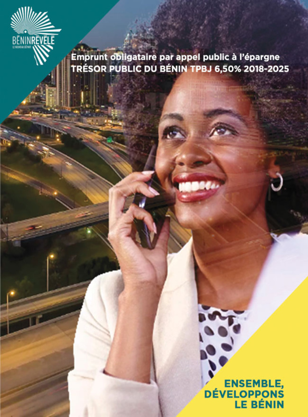 Appel Public à l’Epargne: Le Bénin lance un emprunt obligataire de 60 milliards de FCFA Appel Public à l’Epargne: Le Bénin lance un emprunt obligataire de 60 milliards de FCFA