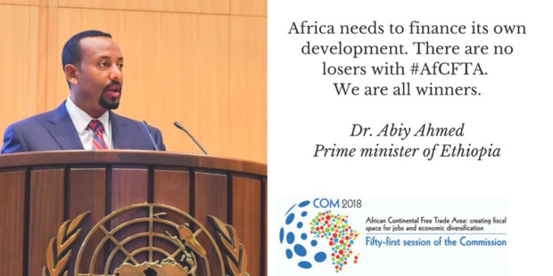 Economie : Le Premier Ministre éthiopien vante les bienfaits de la zone libre-échange continentale Economie : Le Premier Ministre éthiopien vante les bienfaits de la zone libre-échange continentale