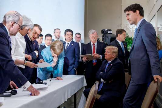 Le G7 vire au fiasco avec un tweet de Trump qui torpille l'accord final Le G7 vire au fiasco avec un tweet de Trump qui torpille l'accord final