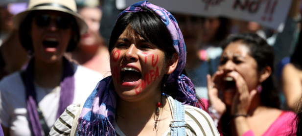 Photo Gustavo Martinez Contreras Une marche de femmes à Mexico, au Mexique, pour dénoncer les fémicides. Photo Gustavo Martinez Contreras Une marche de femmes à Mexico, au Mexique, pour dénoncer les fémicides.