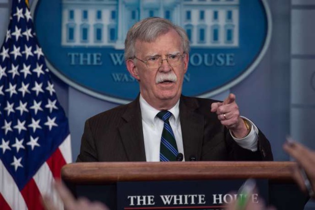 Le conseiller présidentiel pour la sécurité nationale américaine John Bolton, à Washington, le 27 novembre 2018. NICHOLAS KAMM / AFP Le conseiller présidentiel pour la sécurité nationale américaine John Bolton, à Washington, le 27 novembre 2018. NICHOLAS KAMM / AFP