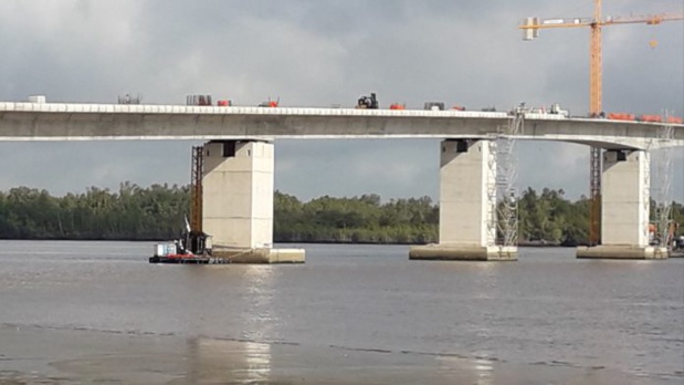Sénégambia Bridge :  Le pont sur la Gambie inauguré par Macky Sall et Adama Barrow