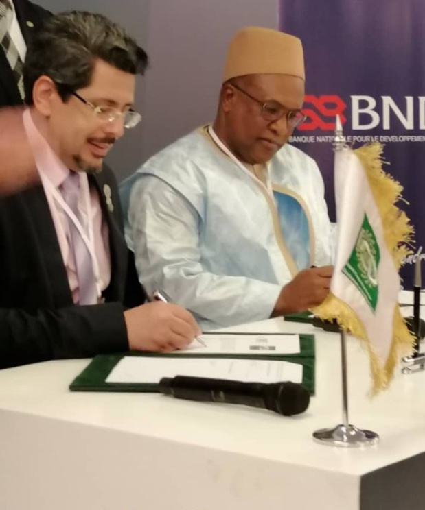 Signature de convention de financement : La Société Islamique pour le Développement du Secteur Privé alloue 8 millions d’euros à la Banque Nationale pour le Développement Economique Signature de convention de financement : La Société Islamique pour le Développement du Secteur Privé alloue 8 millions d’euros à la Banque Nationale pour le Développement Economique