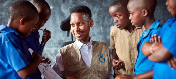 Photo Neil Thomas Edward Ndopu, Défenseur des ODD et fondateur de Stratégies globales pour une éducation incluse, originaire d'Afrique du Sud.