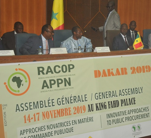 Mahammed Boun Abdallah Dionne au Forum du Racop : «L’Afrique doit travailler à l’adoption d’une charte de compétences pour les métiers de la commande publique »