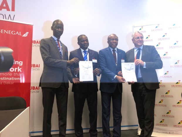 Air Sénégal : Signature d’un Memorandum of Understanding avec Airbus pour l’acquisition de 8 appareils A220 Air Sénégal : Signature d’un Memorandum of Understanding avec Airbus pour l’acquisition de 8 appareils A220