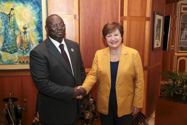 Madame Kristalina GEORGIEVA, Directrice Générale du FMI, en visite à la BCEAO