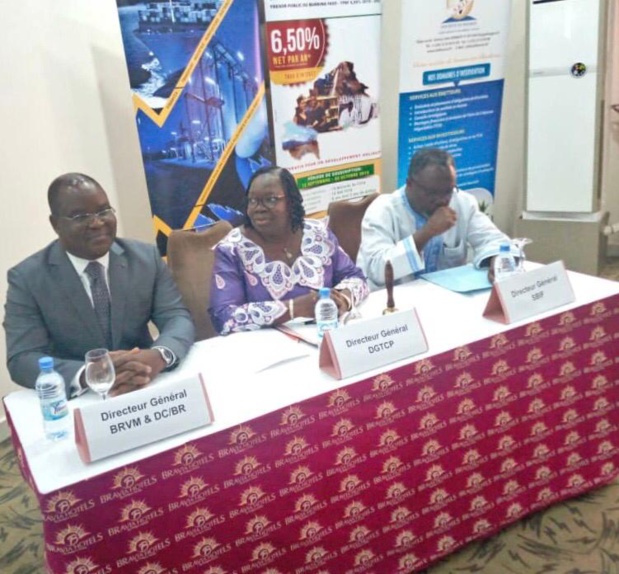 Trésor public du Burkina Faso :  La première cotation de l’emprunt obligataire a permis de mobiliser 125 milliards de FCFA