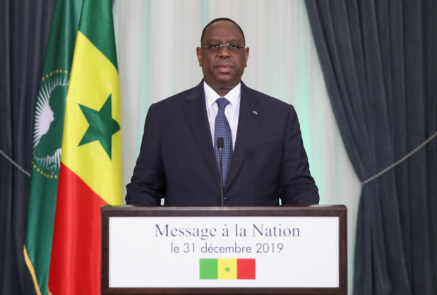 MESSAGE A LA NATION  DE SON EXCELLENCE MONSIEUR LE PRESIDENT MACKY SALL     A L'OCCASION DU NOUVEL AN