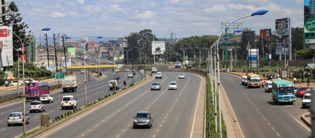 Une autoroute au Kenya. Photographie : © Sarah Farhat/Banque mondiale