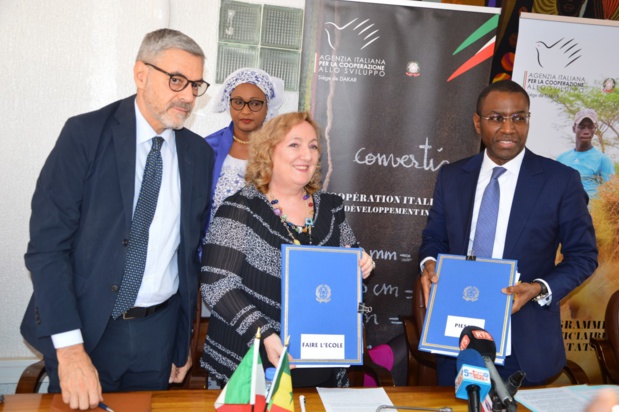 Coopération au développement : Le Sénégal et l’Italie signent quatre accords de financement Coopération au développement : Le Sénégal et l’Italie signent quatre accords de financement