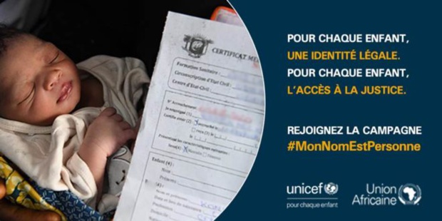 Enregistrement à la naissance : L’Union africaine et l’Unicef lancent la campagne « Mon nom est personne »