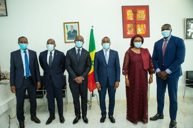 Nouveau président de la Boad :  Serge Ekue reçu par  Macky Sall et le ministre Amadou Hott