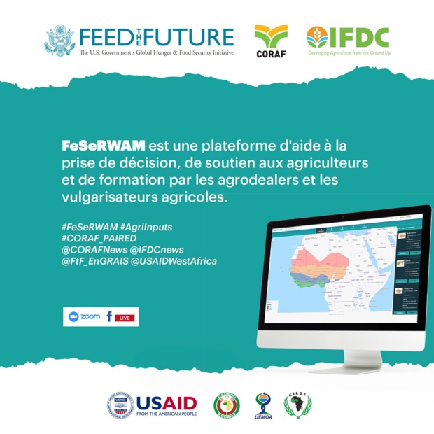 Pour des informations de qualité sur les semences et engrais en Afrique de l’Ouest :  Le Coraf lance la plateforme FeSeRWAM