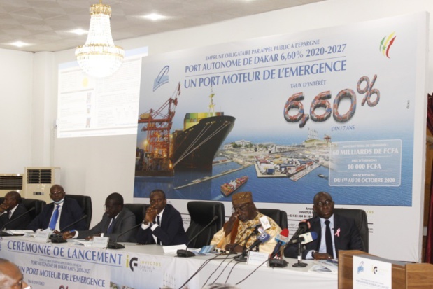 Projet de construction du port de Ndayane : Le Pad lance un Appel public à l’épargne de 60 milliards de FCFA sur le marché financier Projet de construction du port de Ndayane : Le Pad lance un Appel public à l’épargne de 60 milliards de FCFA sur le marché financier