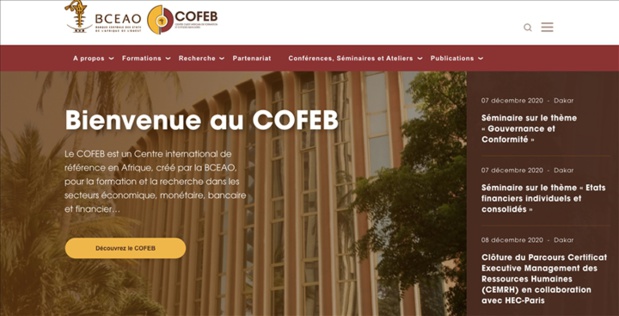 Bceao : Mise en ligne du site internet du Cofeb Bceao : Mise en ligne du site internet du Cofeb