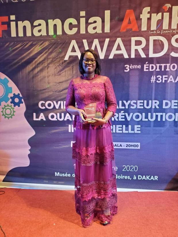 Financial Afrik Awards 2020 : Marie Odile Sène Kantoussan décroche le prix du « meilleur financier de l’année » Financial Afrik Awards 2020 : Marie Odile Sène Kantoussan décroche le prix du « meilleur financier de l’année »