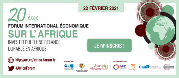 Forum économique international sur l’Afrique : La 20ème édition prévue le 22 février prochain Forum économique international sur l’Afrique : La 20ème édition prévue le 22 février prochain