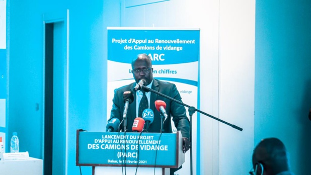 Babacar Thiaba Ndiaye , le directeur général adjoint de la Bnde lors du lancement du Parc
