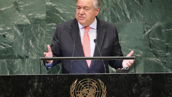 CLIMAT- Atténuation, adaptation, financement et élimination progressive du charbon : Antonio Guterres, droit dans ses bottes