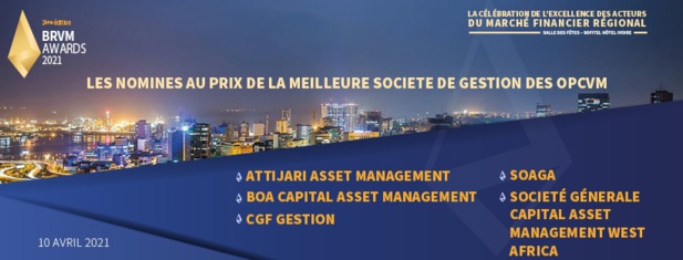 Récompense des meilleurs acteurs du marché financier régional :  CGF GESTION fait partie des nominés dans la catégorie « Meilleure société de gestion des Opcvm » Récompense des meilleurs acteurs du marché financier régional :  CGF GESTION fait partie des nominés dans la catégorie « Meilleure société de gestion des Opcvm »