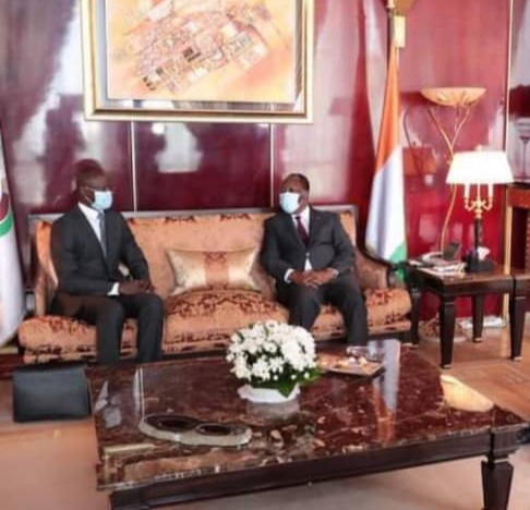 Fin de mission à la tête du Crepmf : Les adieux de Mamadou Ndiaye au président Alassane Ouattara