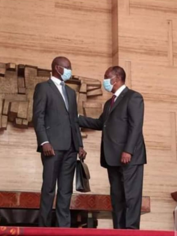 Fin de mission à la tête du Crepmf : Les adieux de Mamadou Ndiaye au président Alassane Ouattara Fin de mission à la tête du Crepmf : Les adieux de Mamadou Ndiaye au président Alassane Ouattara