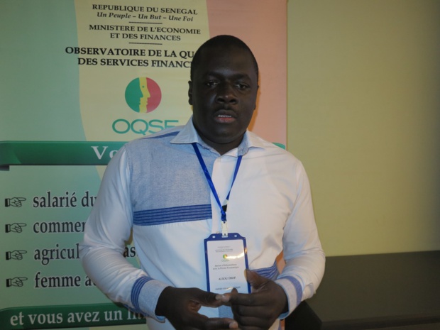 Dr Aliou DIOP, Expert financier à l’Observatoire de la Qualité des Services Financiers