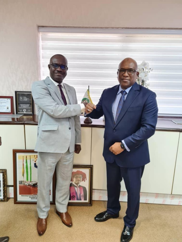 Dr George DONKOR EBIB BIDC et  Thierno SY ABAO