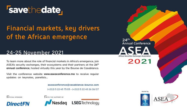 Conférence annuelle de l’African Securities exchanges association : Les marchés financiers africains au cœur des débats