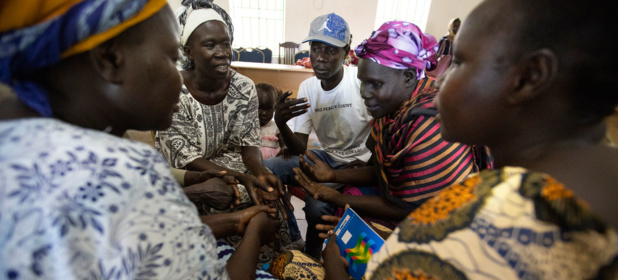 © UNICEF/Albert Gonzalez Farran Des points focaux communautaires participent à une session de formation sur la violence basée sur le genre (VBG) à Juba, au Sud-Soudan © UNICEF/Albert Gonzalez Farran Des points focaux communautaires participent à une session de formation sur la violence basée sur le genre (VBG) à Juba, au Sud-Soudan