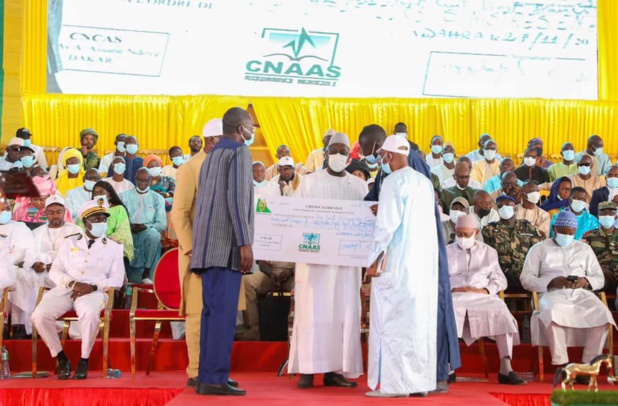 Assurance agricole : La Cnaas remet un chèque de plus de 675 millions de FCfa à des éleveurs sinistrés Assurance agricole : La Cnaas remet un chèque de plus de 675 millions de FCfa à des éleveurs sinistrés