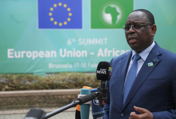 Macky Sall aux européens : « Nous vous attendons sur la transition énergétique. » Macky Sall aux européens : « Nous vous attendons sur la transition énergétique. »