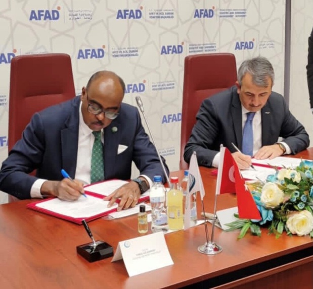 Gestion des catastrophes, partage d’expériences  : L’Oci et l’Autorité turque Afad signent un accord de coopération