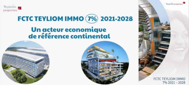 Bourse : 4 580 obligations FCTC TEYLIOM IMMO 7 % 2021-2028 échangées après sa première cotation à la BRVM