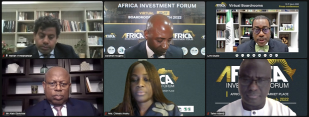 Africa Investment Forum : Les boardrooms virtuelles attirent 32,8 milliards de dollars Africa Investment Forum : Les boardrooms virtuelles attirent 32,8 milliards de dollars