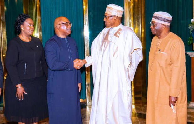 Association des banques d’Afrique de l’Ouest : Le président Buhari appelle à une collaboration plus étroite pour relever les défis économiques Association des banques d’Afrique de l’Ouest : Le président Buhari appelle à une collaboration plus étroite pour relever les défis économiques