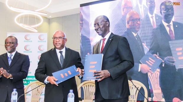 Coopération bancaire : Signature d’un accord entre l’Abao et le Club des dirigeants de banques et établissements de crédit d’Afrique