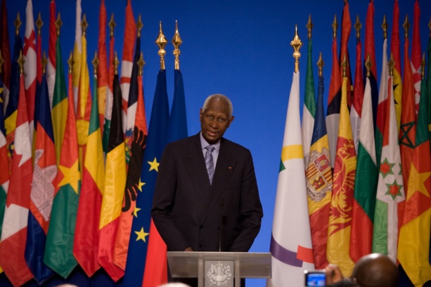Abdou Diouf, secrétaire générale de l’Organisation Internationale de la Francophonie(OIF)